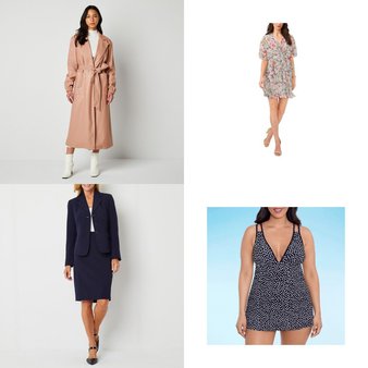 Pallet – 486 Pcs – Jackets & Outerwear, Dresses & Skirts, Dress Shirts, Underwear, Intimates, Sleepwear & Socks – Mixed Conditions – Unmanifested Apparel and Footwear, Van Heusen, Liz Claiborne, Juicy By Juicy Couture
