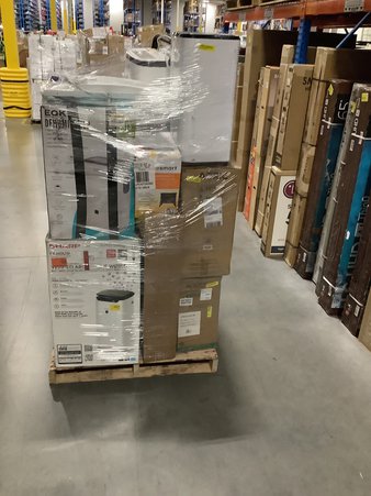1 Pallet – 21 Pcs – Humidifiers / De-Humidifiers, Fans – Mixed Conditions – Lasko, Honeywell, WHIRLPOOL, Emerson Quiet Kool