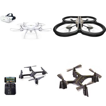 Pallet – 71 Pcs – Drones & Quadcopters – Customer Returns – SHARPER IMAGE, ProMark, Canon, Parrot