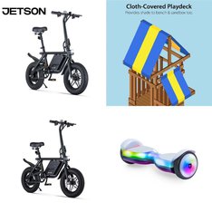 Pallet – 15 Pcs – Powered, Cycling & Bicycles, Lenses, Outdoor Play – Customer Returns – Razor, Razor Power Core, Jetson, National Geographic