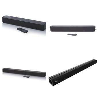 CLEARANCE! 1 Pallet – 76 Pcs – Speakers – Customer Returns – onn., Onn, JVC, Samsung