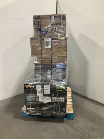 1 Pallets – 9 Pcs – Air Conditioners – Untested Customer Returns – Major Retailer