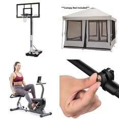 Pallet - 5 Pcs - Outdoor Sports, Exercise & Fitness - Customer Returns - Spalding, Ozark Trail, Impex Fitness