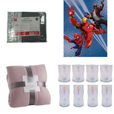 1 Pallets - 59 Pcs - New Blankets, Throws & Quilts, Kitchen & Dining - New and New Damaged Box - Walmart
