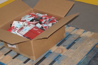 1 Parcel Box – 112 Pcs – Milwaukee Power Tools – Untested Customer Returns – Major Retailer