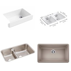 Pallet - 13 Pcs - Kitchen & Bath Fixtures, Hardware - Customer Returns - Blanco, ELKAY, Kohler, Toto