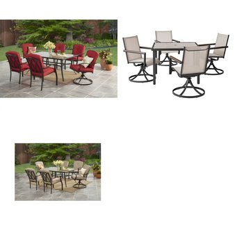 Pallet – 5 Pcs – Patio, Dining Room & Kitchen – Overstock – Mainstays