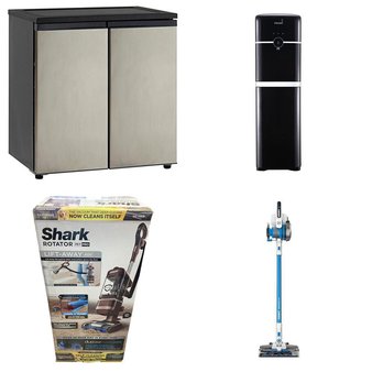 CLEARANCE! 2 Pallets – 24 Pcs – Vacuums, Bar Refrigerators & Water Coolers – Customer Returns – Hart, Tineco, Great Value, Hoover