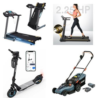 Pallet – 12 Pcs – Vehicles, Exercise & Fitness, Unsorted, Powered – Customer Returns – Funcid, MaxKare, SENIX, EVERCROSS