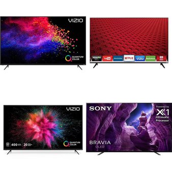 12 Pcs – LED/LCD TVs – Refurbished (BRAND NEW, GRADE A) – VIZIO, Sony