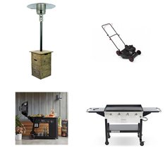 Pallet - 7 Pcs - Patio & Outdoor Lighting / Decor, Grills & Outdoor Cooking, Mowers - Customer Returns - Mm, Hyper Tough, D&H (Lawn & Garden)