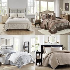 Pallet - 24 Pcs - Bedding Sets - Mixed Conditions - Private Label Home Goods, Madison Park, Home Essence, E & E Co.