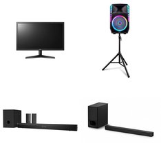 Pallet - 26 Pcs - Speakers, Monitors, Receivers, CD Players, Turntables - Customer Returns - Onn, LG, ION Total, Sony
