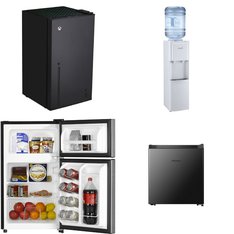 Pallet - 6 Pcs - Bar Refrigerators & Water Coolers, Freezers, Refrigerators - Customer Returns - HISENSE, Primo Water, Xbox