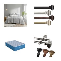 3 Pallets - 239 Pcs - Curtains & Window Coverings, Bedding Sets, Sheets, Pillowcases & Bed Skirts, Decor - Like New or New Customer Returns - JC Penney