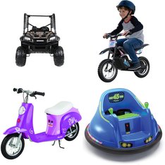 Pallet – 5 Pcs – Vehicles, Outdoor Sports – Customer Returns – Razor, Realtree, Flybar, Adventure Force