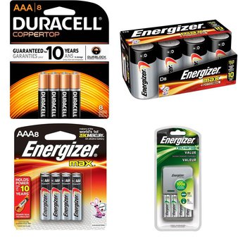 Pallet – 1763 Pcs – Batteries – Customer Returns – ENERGIZER, DURACELL, Eveready Battery Company, Inc., Rayovac