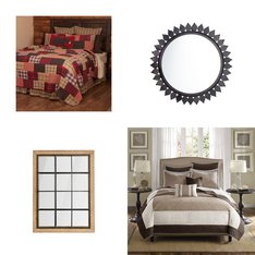 6 Pallets - 194 Pcs - Comforters & Duvets, Curtains & Window Coverings, Bedding Sets, Decor - Mixed Conditions - Private Label Home Goods, Unmanifested Home, Window, and Rugs, Madison Park, Iconic