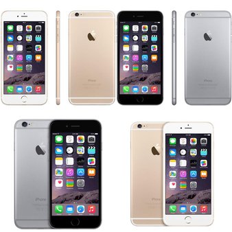 CLEARANCE! 10 Pcs – Apple iPhones – Refurbished (GRADE A, GRADE B – Unlocked) – Models: 3A065LL/A, 3A021LL/A, MKU32LL/A, MKTR2LL/A