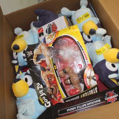 1 Parcel Box - 19 Pcs - Stuffed Animals, Action Figures - OPEN BOX UNTESTED RETURNS - Walmart