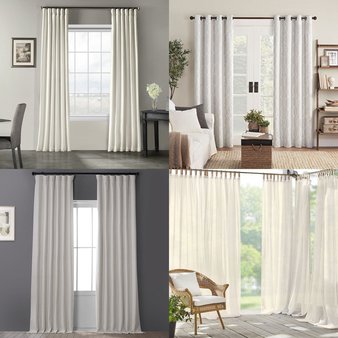 Pallet – 252 Pcs – Decor, Curtains & Window Coverings – Mixed Conditions – Private Label Home Goods, Eclipse, Fieldcrest, Waverly