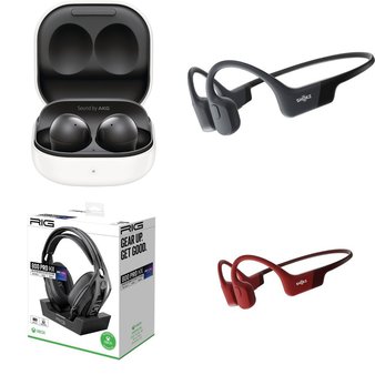 Pallet – 221 Pcs – In Ear Headphones, Over Ear Headphones, Audio Headsets – Customer Returns – Samsung, Shokz, JBL, HP