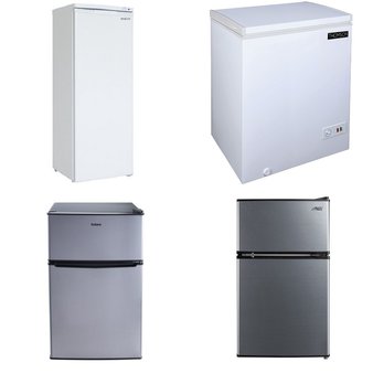 Pallet – 7 Pcs – Refrigerators, Bar Refrigerators & Water Coolers, Freezers – Customer Returns – Galanz, Arctic King, RCA, Thomson