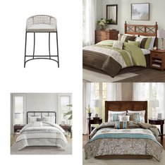 6 Pallets - 595 Pcs - Curtains & Window Coverings, Sheets, Pillowcases & Bed Skirts, Bedding Sets, Decor - Mixed Conditions - Unmanifested Home, Window, and Rugs, Madison Park, Sun Zero, Eclipse