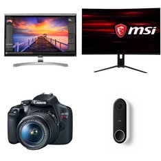 Pallet - 57 Pcs - Monitors, Portable Speakers, Powered - Damaged / Missing Parts / Tested NOT WORKING - Onn, LG, Samsung, ACER