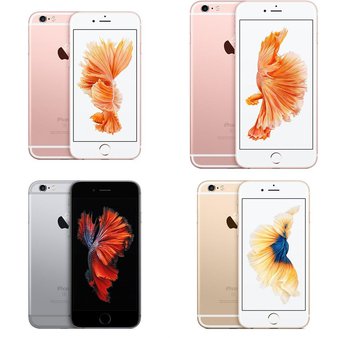 5 Pcs – Apple iPhone 6S – Refurbished (GRADE C – Unlocked) – Models: 3A511LL/A, MKRG2LL/A, 3A551LL/A, 3A510LL/A – Smartphones