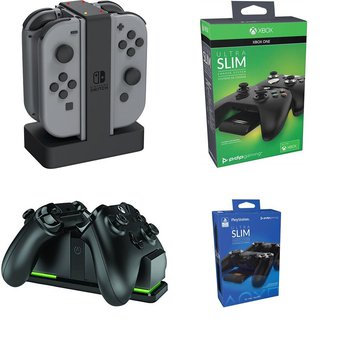 34 Pcs – Batteries & Chargers, Gaming Guides, Cases & Skins – Refurbished ()