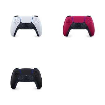 5 Pcs – Playstation Controllers – Refurbished (GRADE A) – Models: 3006410, 3005739, Playstation 5 Dualsense Wireless Controller Cosmic Red