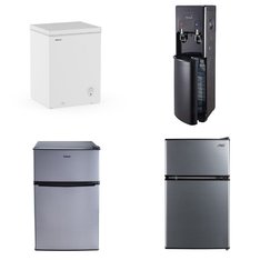 Pallet - 8 Pcs - Bar Refrigerators & Water Coolers, Freezers, Refrigerators - Customer Returns - Galanz, Arctic King, HISENSE, Primo