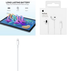 Flash Sale! Box - 175 Pcs - In Ear Headphones - Untested Customer Returns - Apple, Suminoc