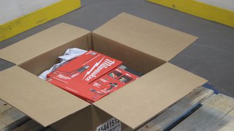 3 Parcel Boxes – 223 Pcs – Tool Accessories, Power Tools – Conditionally Assessed Milwaukee Tools Returns (Conditions in Manifest)