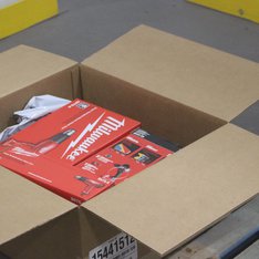 3 Parcel Boxes - 223 Pcs - Tool Accessories, Power Tools - Conditionally Assessed Milwaukee Tools Returns (Conditions in Manifest)