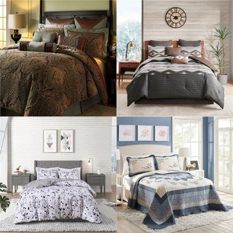 Pallet – 12 Pcs – Bedding Sets – Like New – Private Label Home Goods, Hampton Hill, RIVERBROOK HOME, Modern Threads