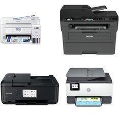 Pallet - 25 Pcs - Inkjet, All-In-One, Projector, Not Powered - Customer Returns - Canon, EPSON, HP, iLive