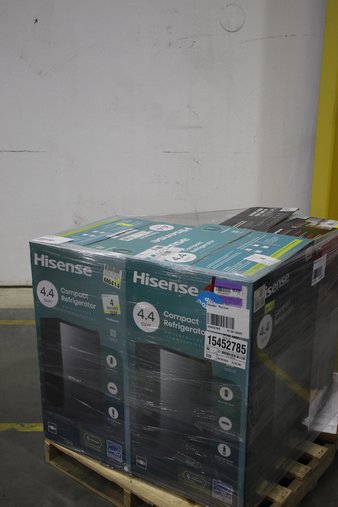 3 Pallets – 16 Pcs – Bar Refrigerators & Water Coolers, Freezers – Untested Customer Returns – Walmart
