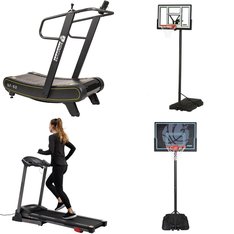 CLEARANCE! Pallet - 5 Pcs - Outdoor Sports, Exercise & Fitness - Customer Returns - ‎Signature Fitness, Sunny Health & Fitness, Little Tikes, LIFETIME PRODUCTS