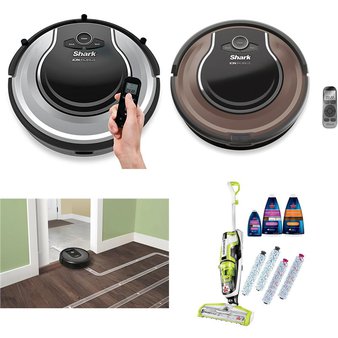 17 Pcs – Vacuums – New, Used, Open Box Like New, New Damaged Box, Like New – Retail Ready – SharkNinja, Shark, Dirt Devil, iRobot