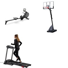Pallet - 4 Pcs - Exercise & Fitness, Outdoor Sports - Customer Returns - Sunny Health & Fitness, ECHELON, Spalding