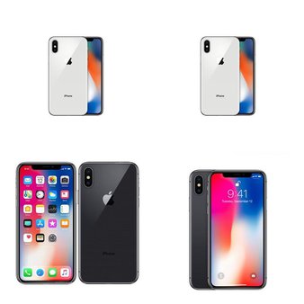 14 Pcs – Apple iPhone X – Refurbished (GRADE A – Unlocked) – Models: MQAK2LL/A, MQAJ2LL/A, MQAM2LL/A, MQAN2LL/A