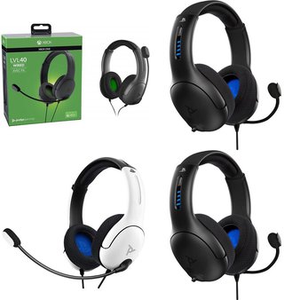 Pallet – 265 Pcs – Audio Headsets, Cases & Skins, Over Ear Headphones, Nintendo – Customer Returns – PDP, KontrolFreek, HORI, Electronic Arts