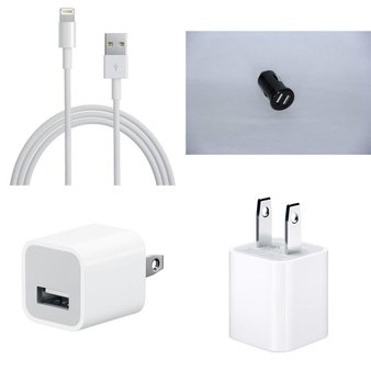 376 Pcs – Apple Power Adapters 5W/10W/12W – Customer Returns – Models: MD810LL/A, ONA15TA111, MD819AM/A, A1385